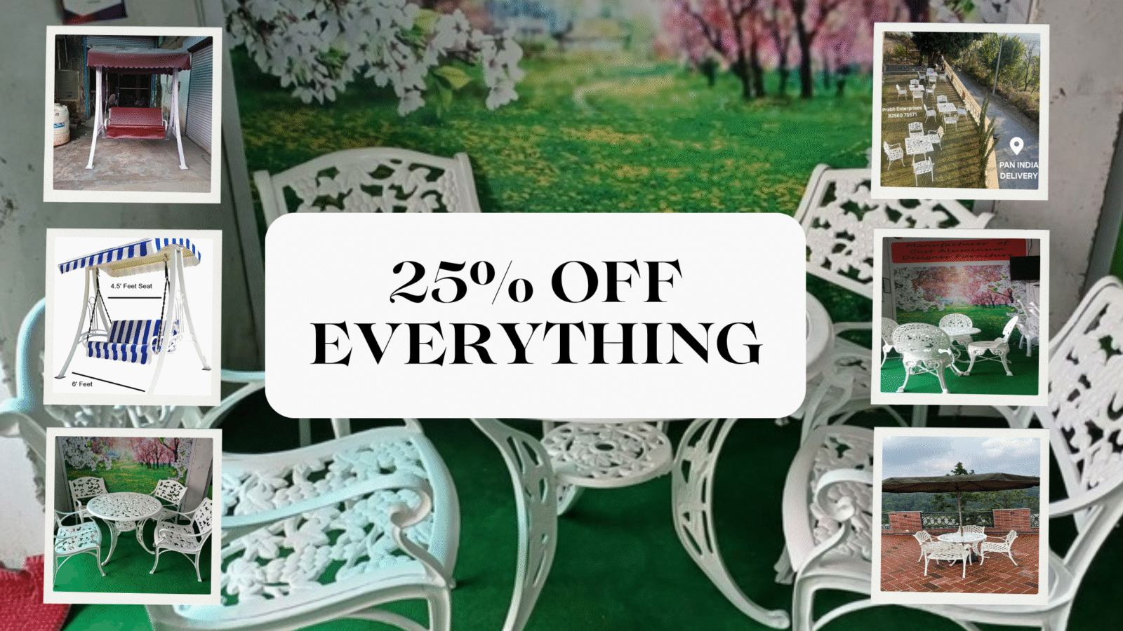 Cream Sale On Sale Website Homepage Banner